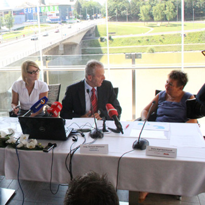 Pressekonferenz Flughafen Graz
