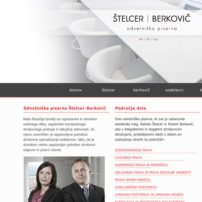 Law Firm Stelcer Berkovic website